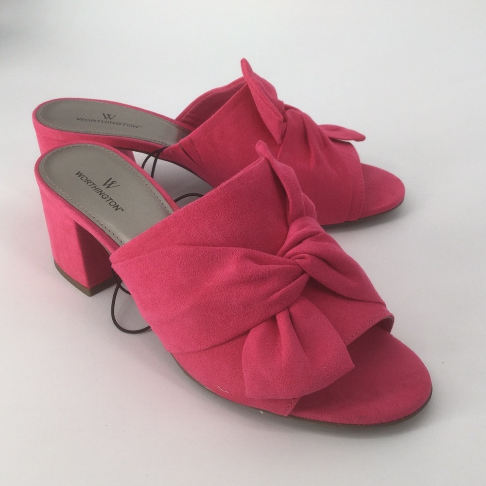 Wor Freemont 9M Pink Faux Suede Mules